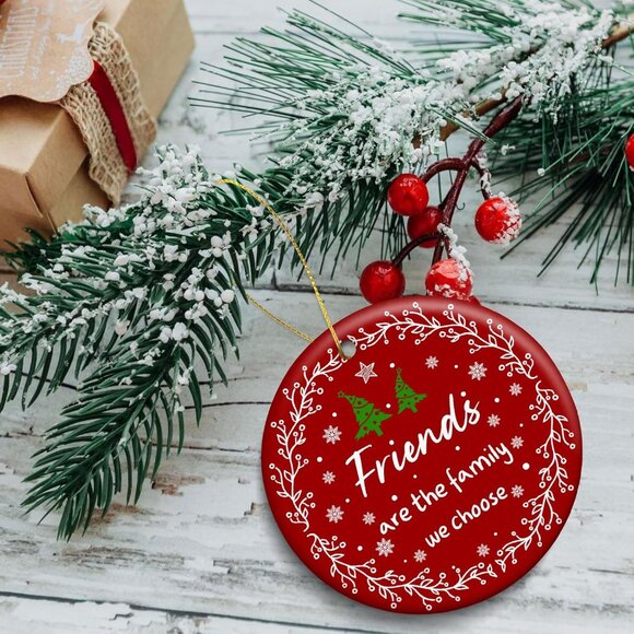🆕 Women Red Christmas Tree Ornament Retro Xmas Friendship Decorations Exquisite - Picture 7 of 7